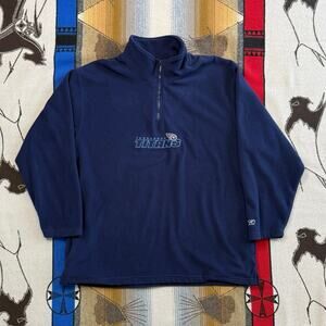 Vintage Y2K Men’s Tennessee Titans Reebok Fleece 1/4 Zip Pullover Size 2XL